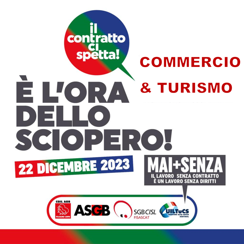 22 dicembre: È l'ora dello sciopero!