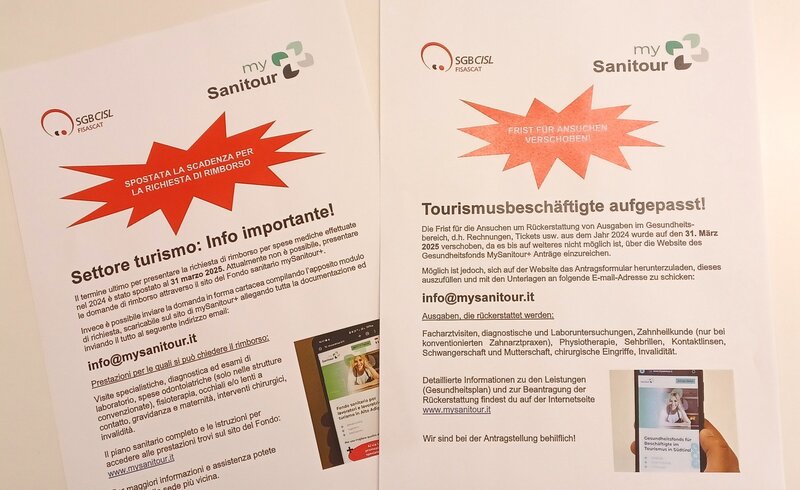 Erstattungsanträge bis Ende März einreichen