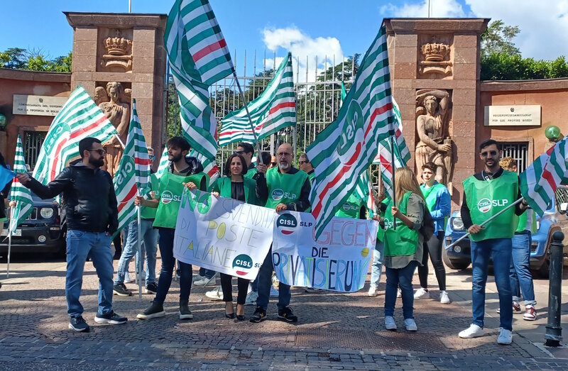 "Gegen die Privatisierung der Post" 