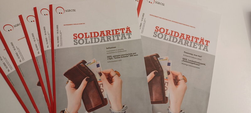 Sta per arrivare la rivista Solidarietà