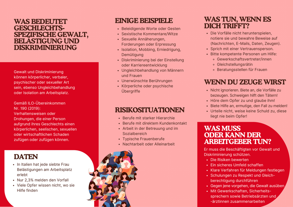 Gewalt und Belästigungen am Arbeitsplatz: eine kollektive Verantwortung